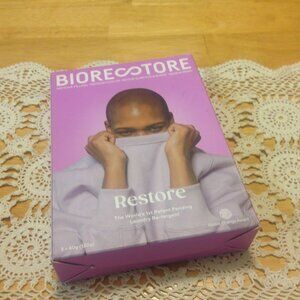 Biorestore Laundry Re-tergent removes pilling, refreshes color